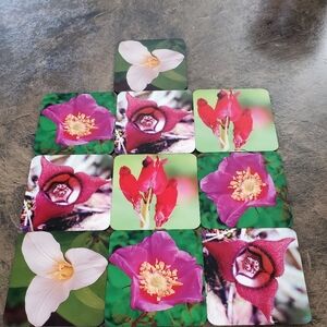 Floral Coaster Set